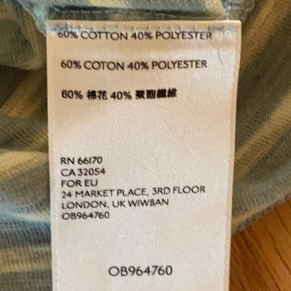❌SOLD (tan) WE THE FREE xs NWOT striped tee - Picture 3 of 3